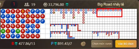 Cầu baccarat 1-1