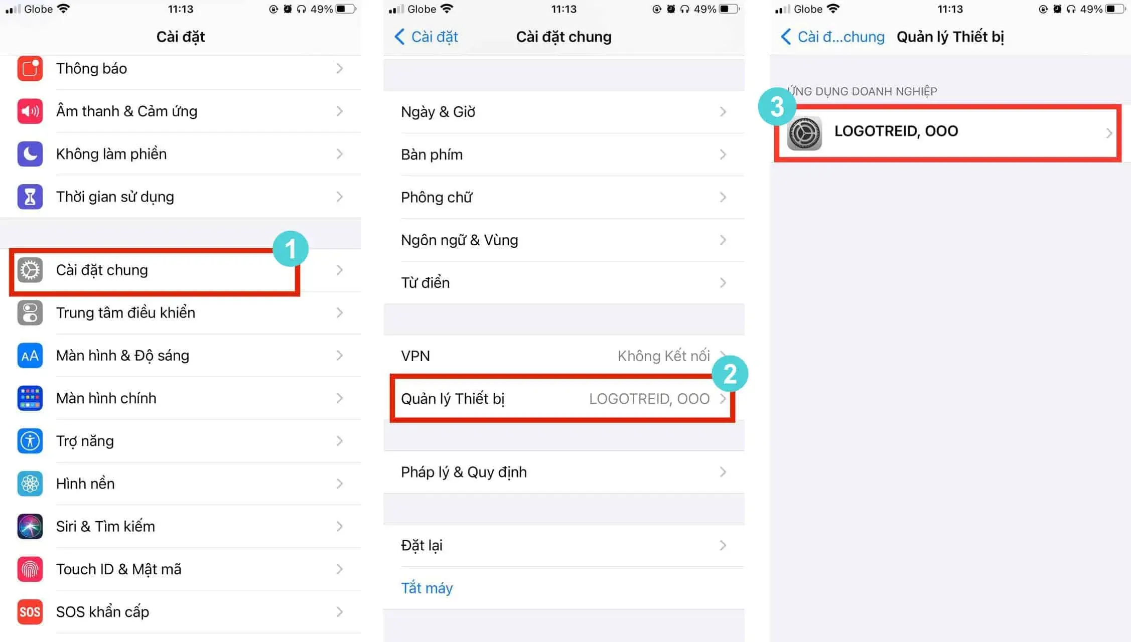 hướng dẫn tải app trên IOS