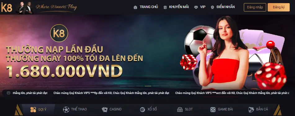 Nhà cái k8
