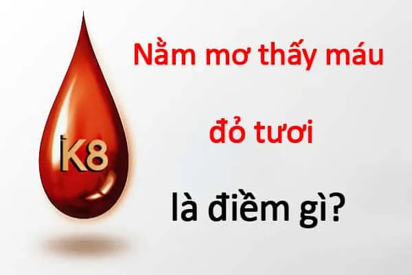 Mơ thấy máu đỏ tươi là điềm gì