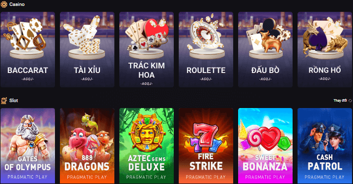 Giao diện k8 đặc sắc