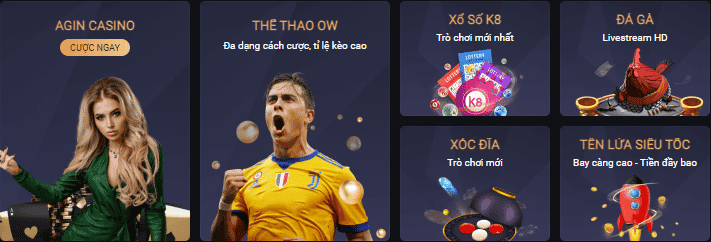 Giao diện k8vn17 ấn tượng 