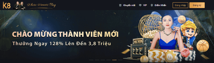 Giao diện nhà cái k8vn21