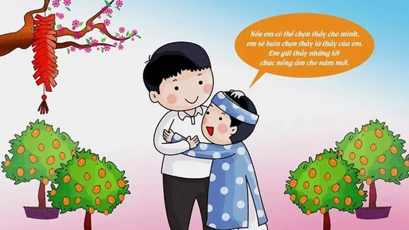 chiêm bao thấy đi chúc tết thầy cô