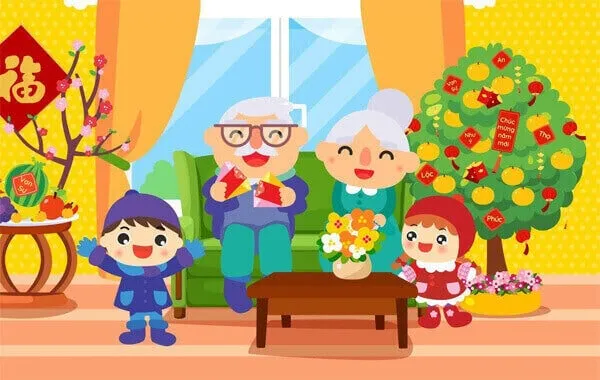 Chiêm bao thấy không khí đón Tết