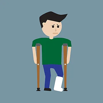 Mơ thấy mình bị gãy chân bên trái