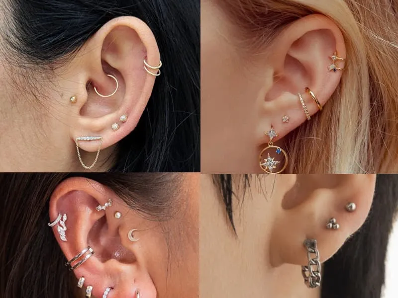 Chiêm bao thấy xỏ khuyên tai 3 lỗ cùng lúc