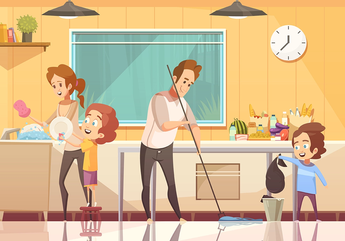 Mộng thấy làm sạch nhà mới 