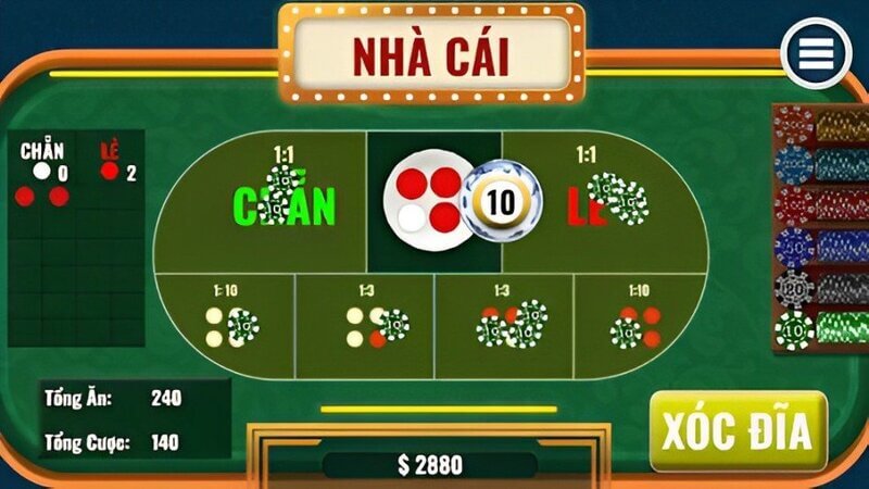 Đánh xóc đĩa theo một cửa cược duy nhất