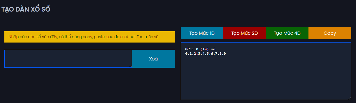 Tạo dàn 2d 3d tại K8